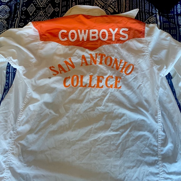 Vintage men’s small/women’s small/medium San Antonio College button down - Picture 2 of 5